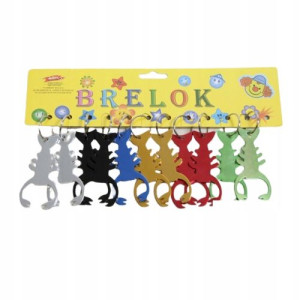 Skorpion Metalowy Brelok Do Kluczy Zestaw 12szt