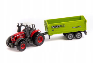 Traktor Z Przyczepą Mały Farmer Różne Kolory