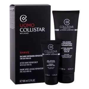 Uomo zestaw Aftershave Balm balsam po goleniu 100ml + Shower Gel żel pod pr