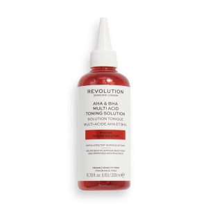 Skincare AHA & BHA Multi Acid Toning Solution tonik złuszczający do twarzy