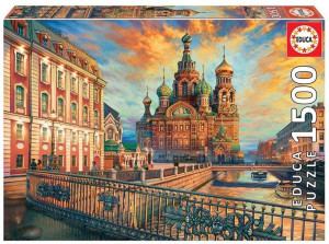 Educa Puzzle 1500 El Sankt Petersburg Rosja