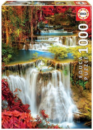 Educa Puzzle 1000 El Wodospad W Głębi Lasu