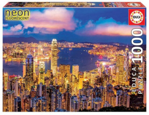 Educa Puzzle 1000 El Hong Kong Wieżowce