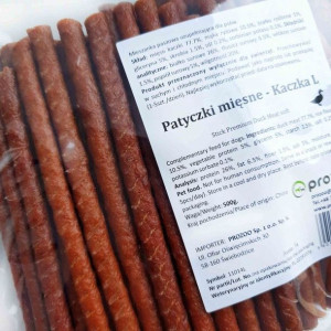 Prozoo Patyczki Mięsne Z Kaczką 500 G