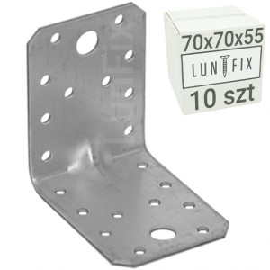 Kątownik ciesielski 70x70x55 montażowy LUN FIX 10szt