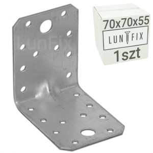 Kątownik ciesielski 70x70x55 montażowy LUN FIX 1szt