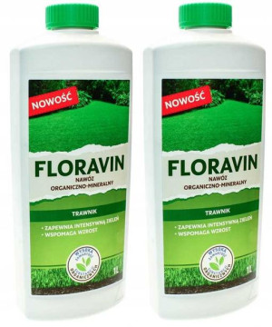 Floravin Nawóz Organiczno-mineralny Do Trawy 2x1l