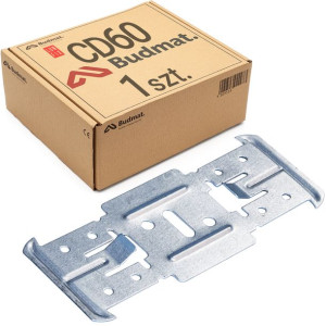 Łącznik krzyżowy CD60 płyta G-K płaski LUN FIX 1szt