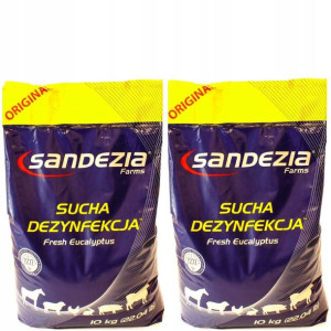Sandezia sucha dezynfekcja 2x 10kg wirusy bakterie