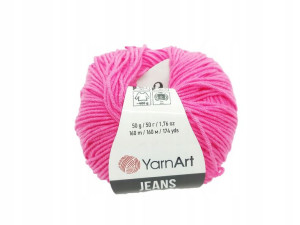 Yarn Art Jeans Intensywny Róż 42