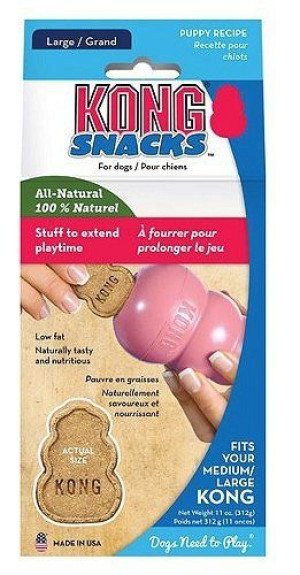 Kong Stuff ' n Puppy Snacks L ciastka 312g