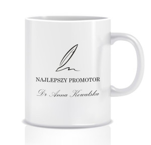 Kubek z grafiką dla promotora (imię, najlepszy promotor)