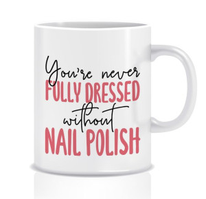 Kubek z grafiką dla stylistki paznokci (fully dressed)