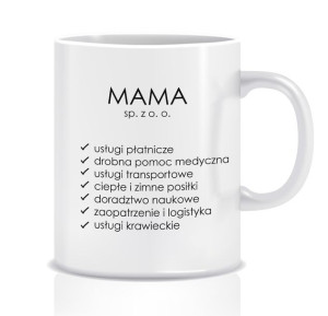 Kubek z grafiką dla mamy (mama sp. z. o. o.)