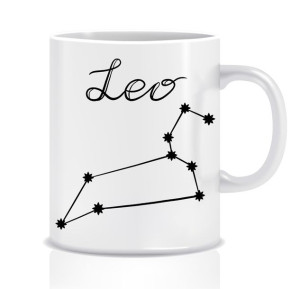 Kubek z grafiką astrologia 2 (znak zodiaku lew leo)