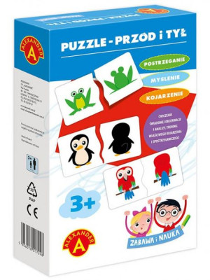 Alexander Nauka I Zabawa Puzzle Przód I Tył