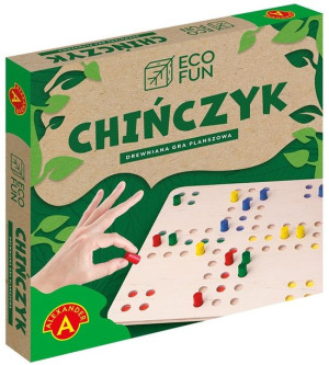 Alexander Drewniana Gra Planszowa Eco Fun Chińczyk