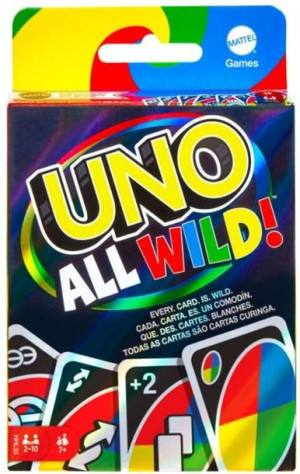 Mattel Gra Karciana Uno All Wild Dzikie Karty