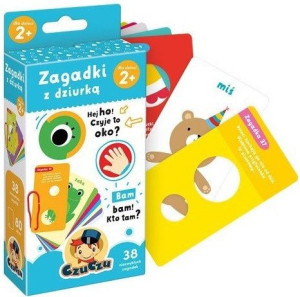 Czuczu Książeczka Edukacyjna Zagadki Z Dziurką 2+