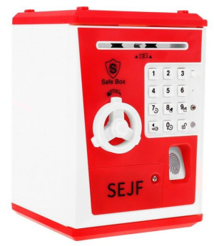 Skarbonka Sejf Bankomat Elektroniczny Na Pin