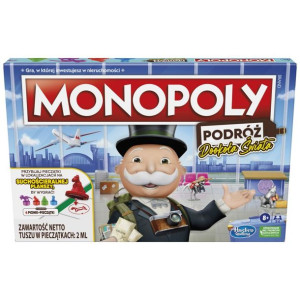 Monopoly - Gra - Podróż Dookoła Świata - Wersja Polska - Hasbro - F4007