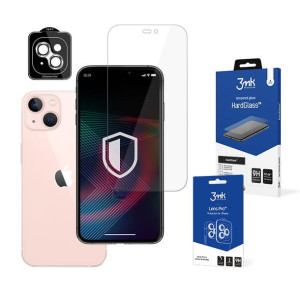 ZESTAW na iPhone 14 Plus - 3mk HardGlass, 3mk Lens Protection Pro
