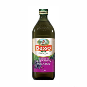 Olej z pestek winogron 1 l Basso