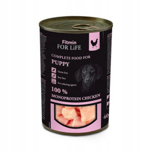 Konserwa mięsna Fitmin FL Puppy chicken 400g
