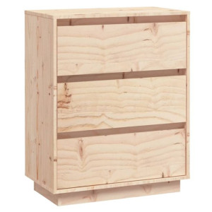 Szafka, 60 x 34 x 75 cm, lite drewno sosnowe