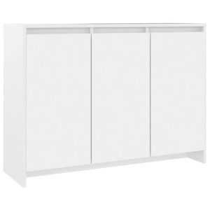 Szafka, biała, 102x33x75 cm, płyta wiórowa