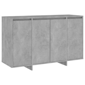 Szafka, szarość betonu, 120x41x75 cm, płyta wiórowa