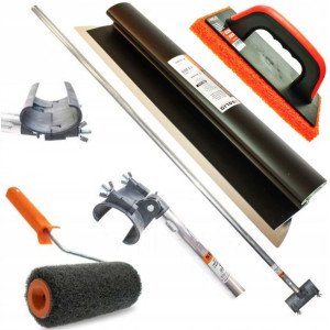 Zestaw Nóż 65cm Kij Adapter Wałek Paca Do Gładzi