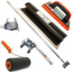 Zestaw Nóż 55cm Kij Adapter Wałek Paca Do Gładzi
