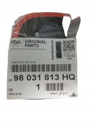 98031813hq Kołpak Koła Oryginał Peugeot Oe Psa
