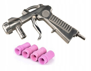 Pistolet Do Piaskowania 4 Dysze Piaskarka Kabina