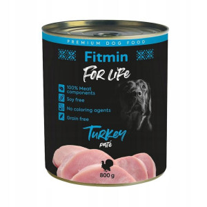 FFL dog karma mokra dla psa z indykiem 800g