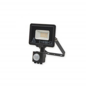 Halogen LED 10w z czujnikiem ruchu biała zimna