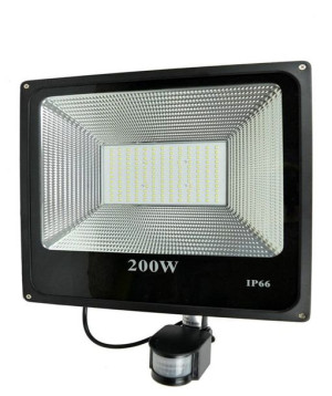 Halogen naświetlacz LED 200W z czujnikiem ruchu
