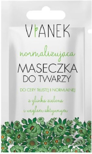 Vianek Normalizująca Maseczka Do Twarzy Zielona