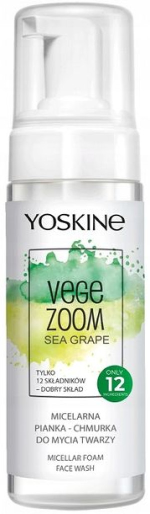 Yoskine Vege Zoom Micelarna Pianka Do Mycia Twarzy