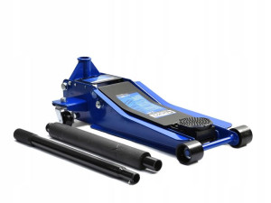 Podnośnik Lewarek Żaba 3t Niski 2 Tłoki 510mm Guma