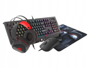 Zestaw Dla Graczy 4w1 Genesis Cobalt 330 Rgb