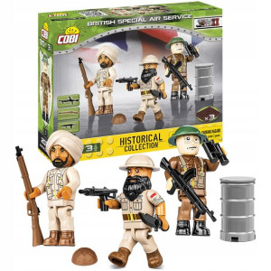Klocki Cobi British Special Air Service 3 Figurki