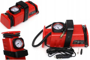 Kompresor Samochodowy Sprężarka Pompka 12v 230v