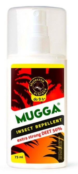 Środek do komarów Mugga Spray 50% 75 ml