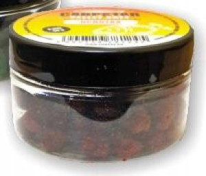 Pellet miękki haczykowy 50g 8mm - truskawka