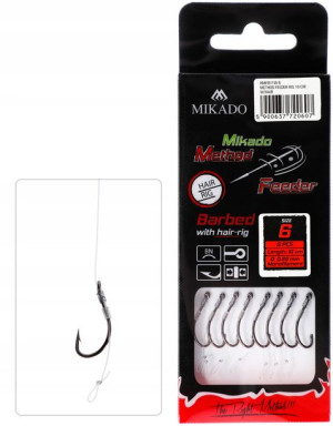 Przypon Method Feeder Z Włosem Hak8, 0.25mm/10cm