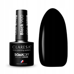 Claresa Lakier hybrydowy BLACK 900 -5g