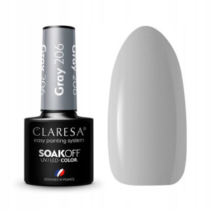 Claresa Lakier Hybrydowy Gray 206 - 5g