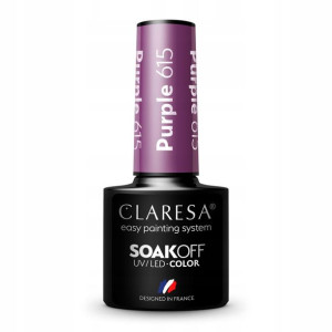 Claresa Lakier hybrydowy PURPLE 615 -5g